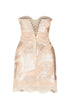 Chara Bronz Lace Mini Dress